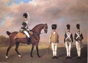 STUBBS, George Soldiers of the Tenth Light Dragoons (mk25) USA oil painting artist